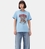 Camiseta Ganni azul tigre